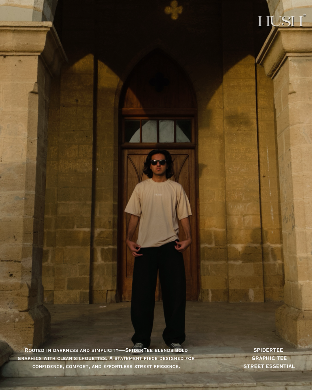 Hush Spider Tee – Dark Edition