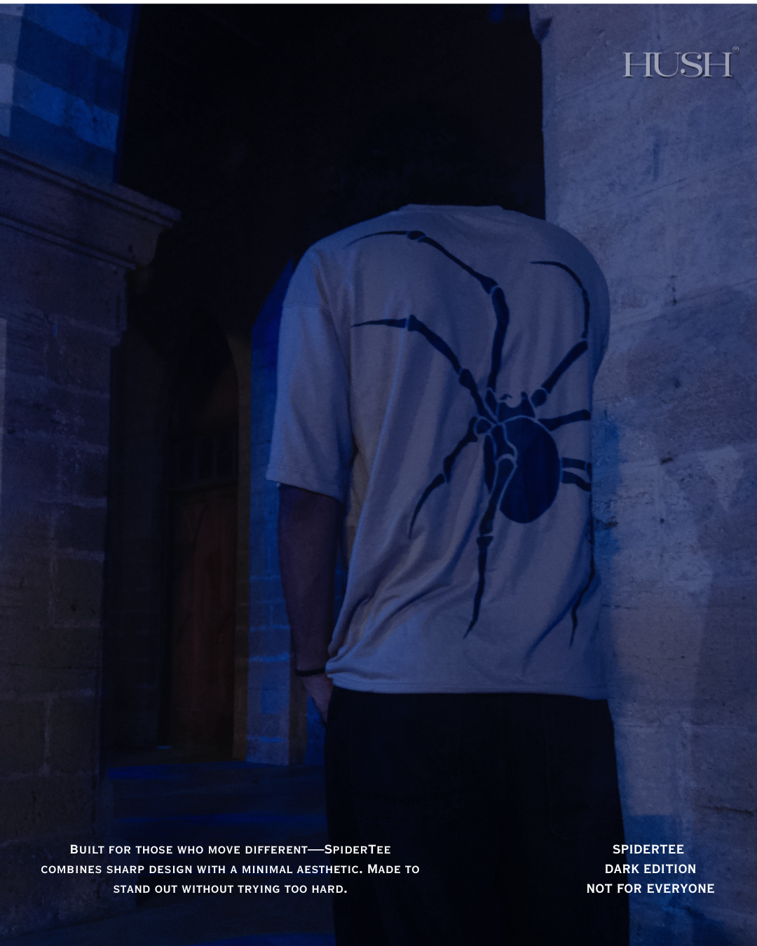 Hush Spider Tee – Dark Edition
